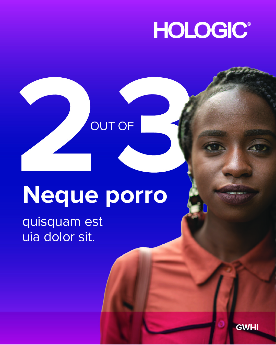 Data or image-led template